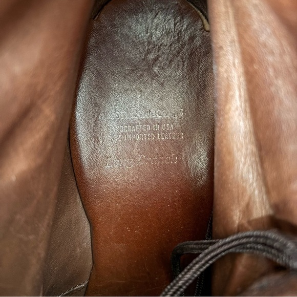 Allen Edmonds Long Branch Leather Boots Size 10 - Picture 8 of 12